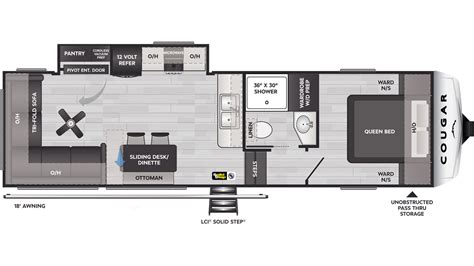 Keystone Cougar | Keystone RV floorplans