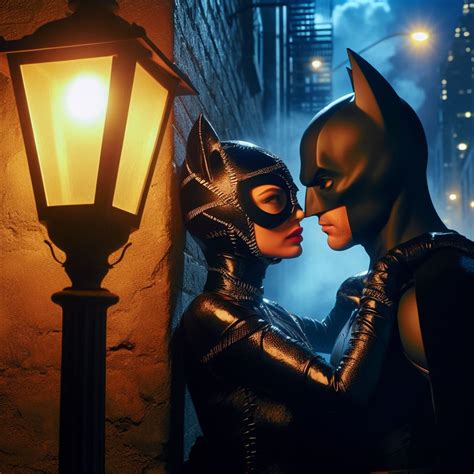 Kiss Batman Catwoman in an alley by Gardenia76 on DeviantArt