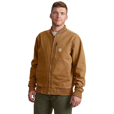 Carhartt Men's Rugged Flex Duck Relaxed Fit Bomber Jacket | Academy