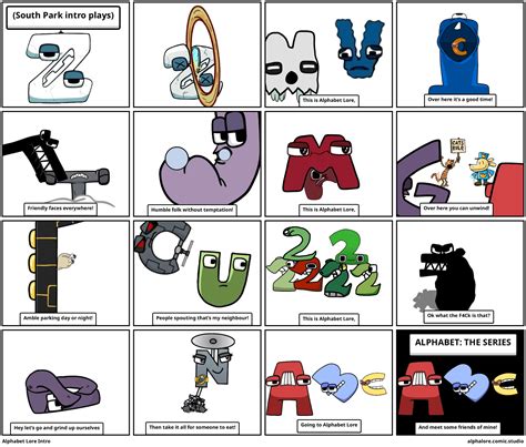 Alphabet Lore Intro - Comic Studio