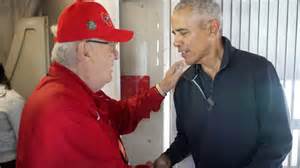 Barack Obama Surprises Veterans Aboard Honor Flight to DC
