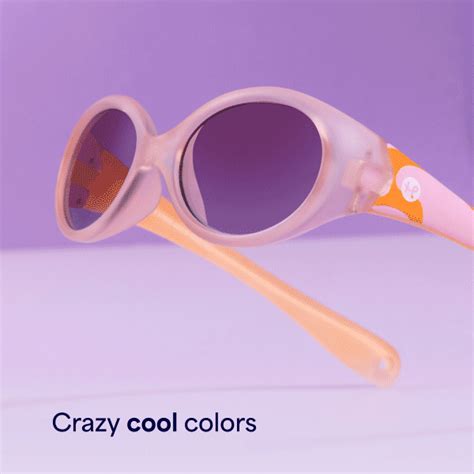 Buy Pink Transparent Multicolour Grey Gradient Full Rim Round 2-5 yrs ...