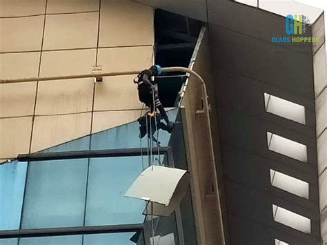 Facade work, Facade maintenance, Facade glass replacement in Chennai