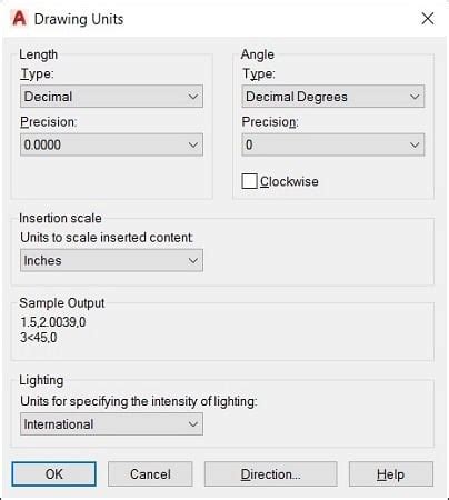 Image result for AutoCAD Drawing Units