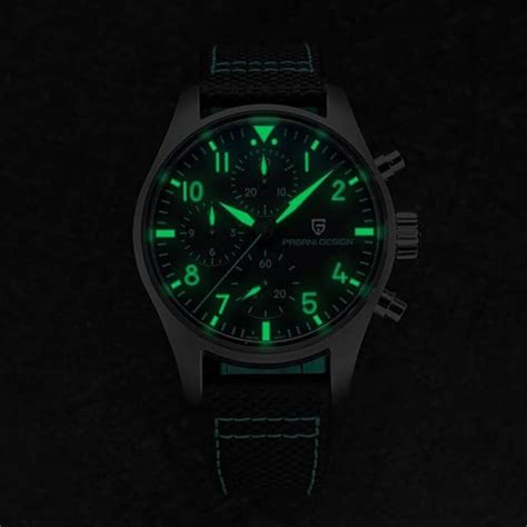 Pagani Design PD-1703 42MM Pilot Chronograph Men's with Seiko VK67 Qua ...