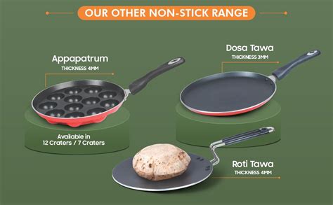 Buy SignoraWare Perfecto Appe Pan, Non Stick Paniyaram Pan with Glass ...