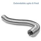 averX 6 Feet Premium Chimney Aluminium Exhaust Duct Pipe with Cowl ...