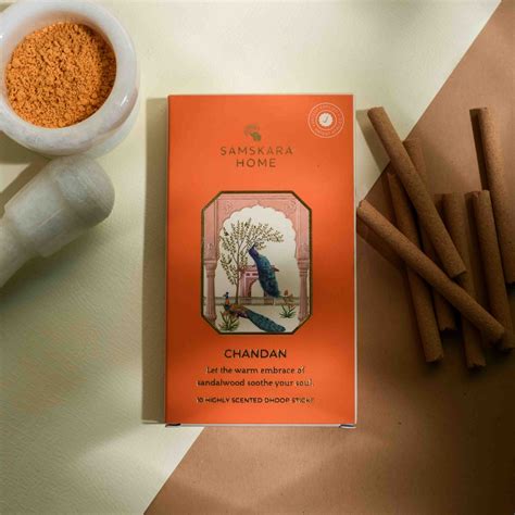 Chandan Dhoop Sticks 10pcs – Samskara Home