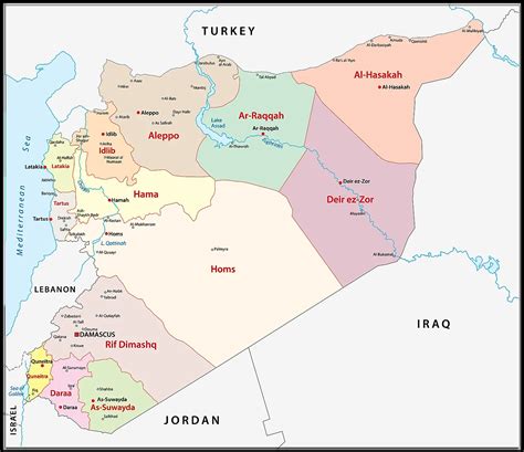 Syrian Arab Republic Maps & Facts - World Atlas