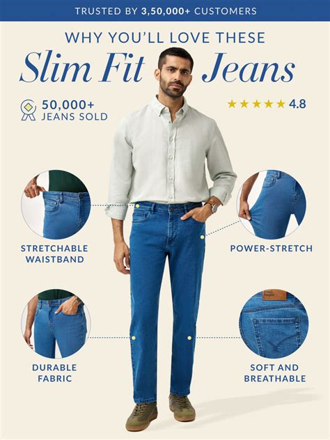 Buy Light Blue Power Stretch Slim Fit Jeans Online In India