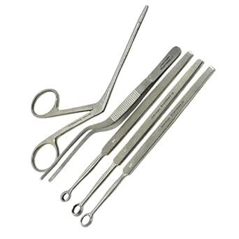 Set of 5 ENT Foreign Object Removal Ear Diagnostics Wax Removal Set ...