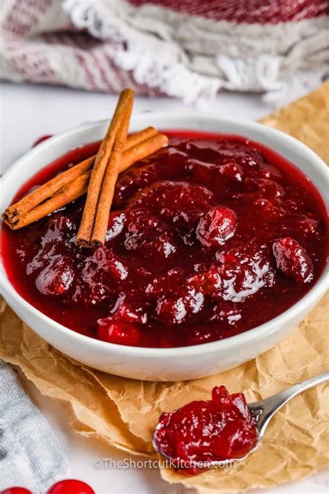 Canned Cranberry Sauce Recipe (Easy 10 Minute Recipe!) - The Shortcut ...
