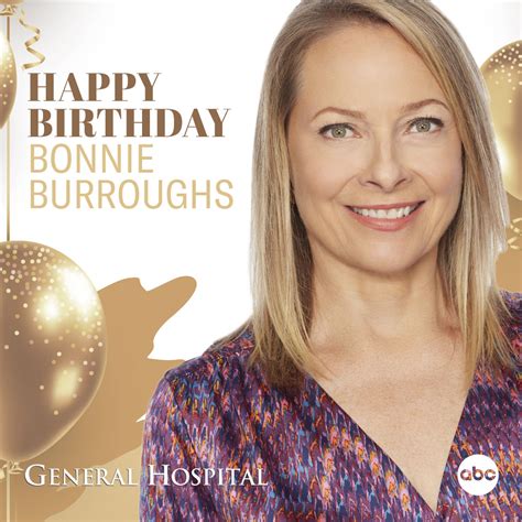 Happy Birthday, Bonnie Burroughs !! : r/GeneralHospital