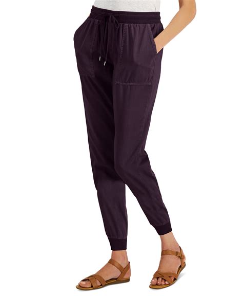 Style & Co Petite Jogger Pants Deep Black PS - Walmart.com
