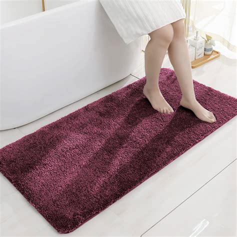 Newman Microfiber Bathmat 2500 GSM (Wine, 60Cm x 90Cm) – Luxe Home ...