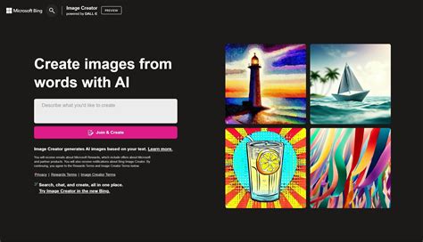Dalle 3 Bing Image Creator 的图像结果