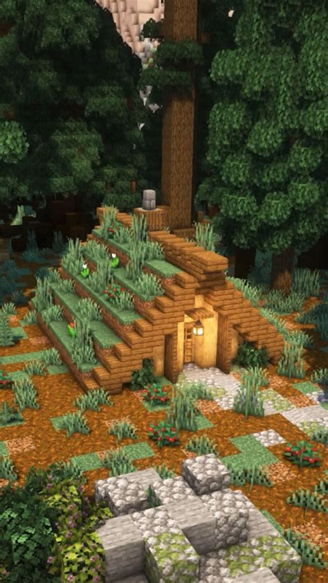 Image result for Forest Cottage Minecraft Tutorial