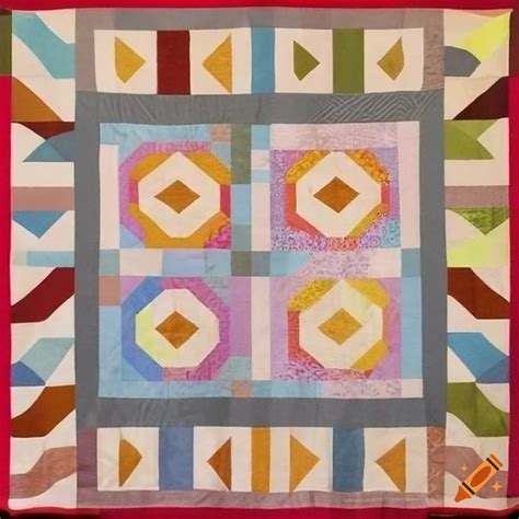 Geometric modern quilt, modern quilting guild, quilt design inspired by matisse, limited color ...
