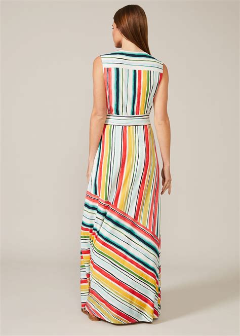 Mari Stripe Maxi Dress | Phase Eight