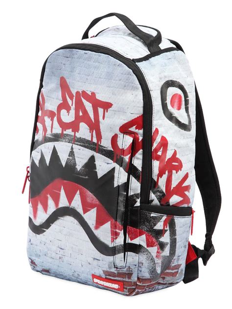 Sprayground Backpack Shark Red :: International Society of Precision ...