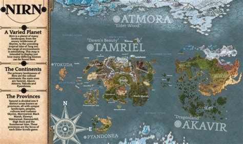 Elder Scrolls Map