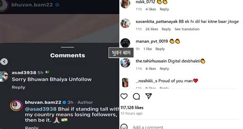 1 Comment, 1 Million Hearts: Bhuvan Bam's Daring Response to Unfollow ...