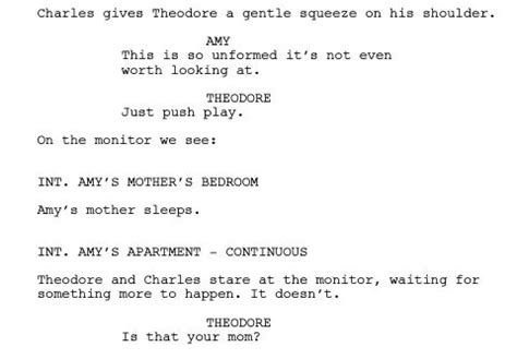 Image result for How to Read a Scene Script