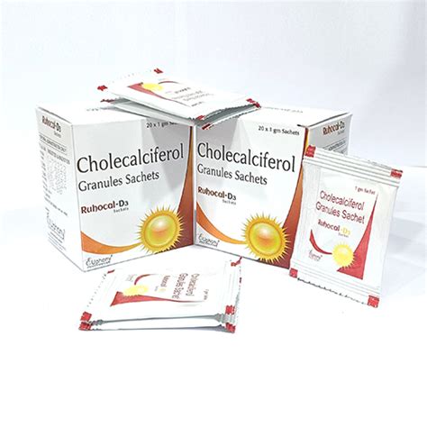 Rubocal D3 - Cholecalciferol Granules Sachets - Euphony Healthcare