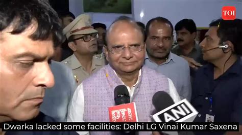 facilities: Dwarka lacked some facilities and today, 2 foot over ...