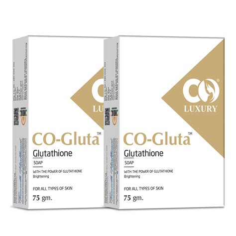 Buy CO LUXURY Glutathione Skin Brightening Soap with Kojic Acid | For ...