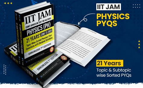 Buy IIT JAM Physics PYQ Book 2027 | Previous Year Solved Papers 21 ...