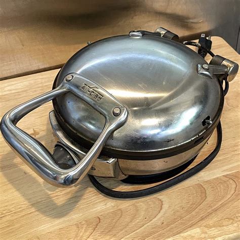 Lot #347 - All Clad Stainless Steel Waffle Maker - SLOCAL Estate ...