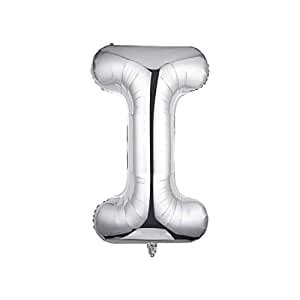 Buy JUST PARTY Silver Letters Alphabets Foil Balloons for Birthday ...