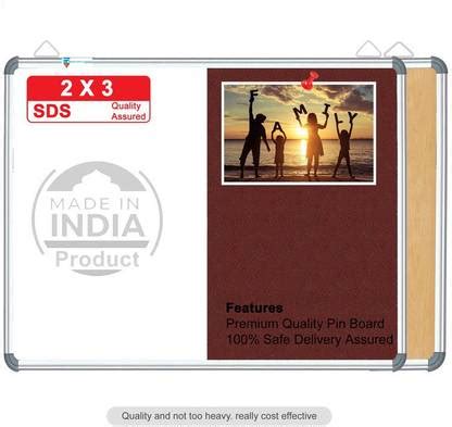 sunway Display Systems 2*3 ft. Rust Non-magnetic Combination Board /Pin ...