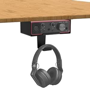 FSNIWEKO Under Desk Mount for Focusrite Scarlett Solo 3rd Gen/Solo 4rd ...