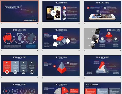 High-Tech PowerPoint Template 的图像结果
