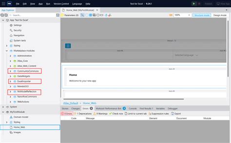 Data Model Excel Mendix 的图像结果