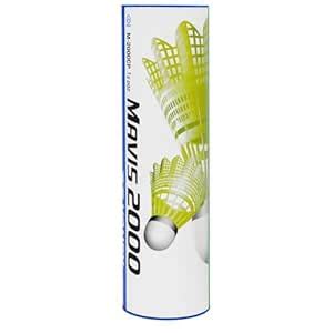 YONEX Mavis 2000 Nylon Tournament Shuttle-Yellow (1/2 dozen) : Amazon ...