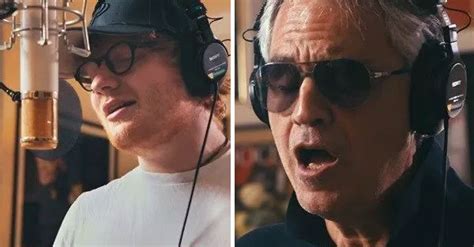 Ed Sheeran & Andrea Bocelli Sing Amo Soltanto Te — InspireMore