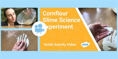 KS2 (Ages 7-11) Activity Video: Cornflour Slime Experiment