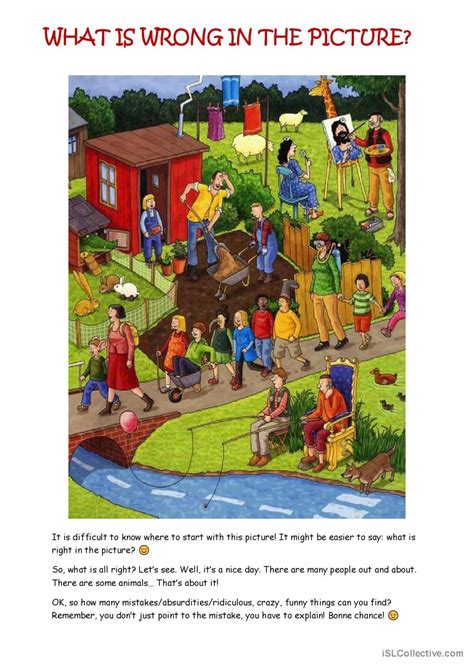 What Is Wrong With This Picture Worksheets - Worksheets Day