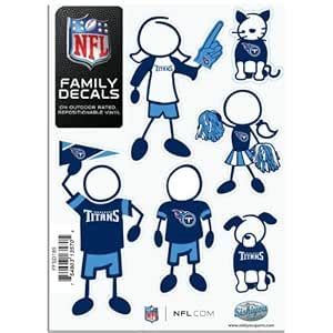 NFL Tennessee Titans Small Family Decal Set : Amazon.in: Car & Motorbike