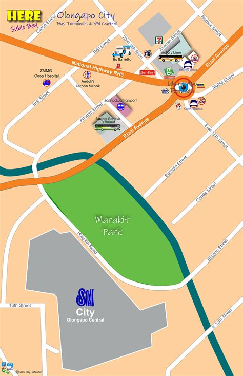 Subic Bay Maps - Olongapo
