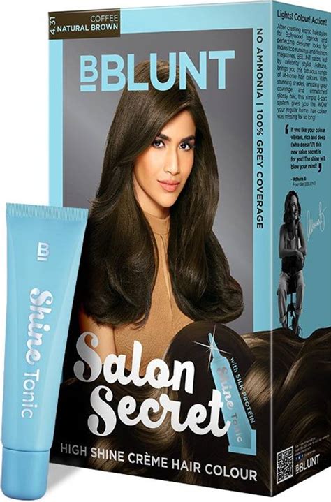 BBlunt Salon Secret High Shine Creme , Coffee Natural Brown 4.31 ...