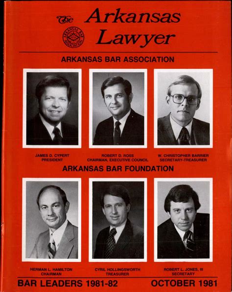 OCTOBER 1982 by Arkansas Bar Association - Issuu