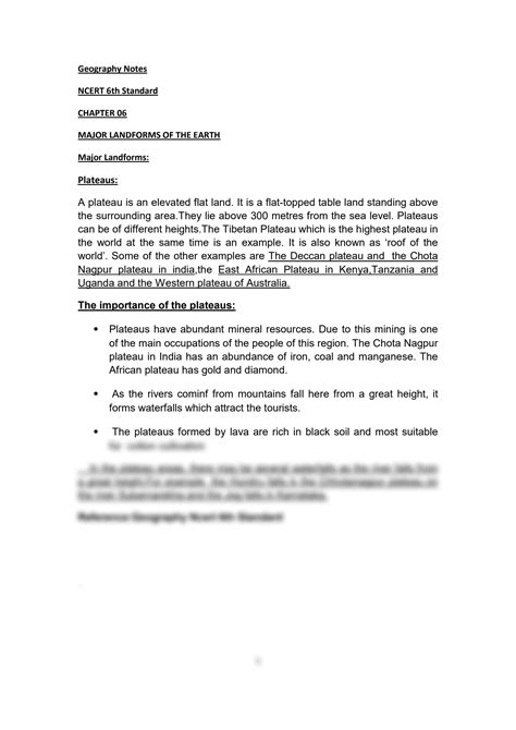 Image result for Geography Chapter 6 Notes