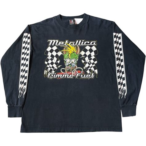 Special!!! 1997s METALLICA "Gimme Fuel artwork by ED ROTH" L/S T-shirt ...