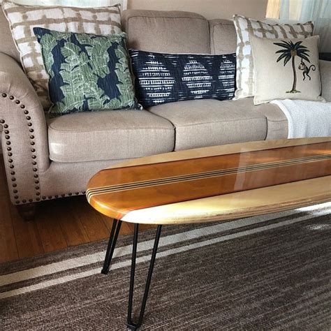 Surfboard Furniture Surfboard Shelves, Surf Coat Racks, Lamps ...