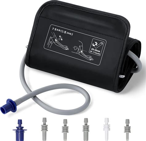 Amazon.com: NIBP Cuff with BP18 Connectors for Large Adult, 33-47 cm Reusable Dual Tube Nylon ...