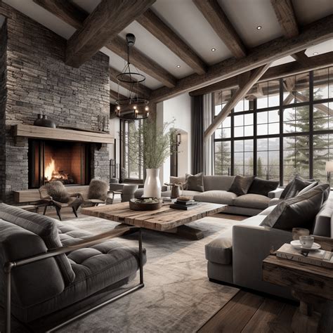 Vintage Industrial Farmhouse Living Room